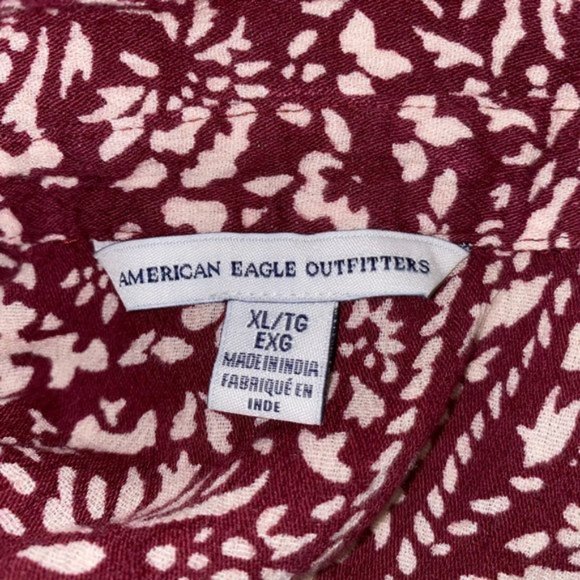 America Eagle XL blouse tank top BOHO EUC - Picture 3 of 3